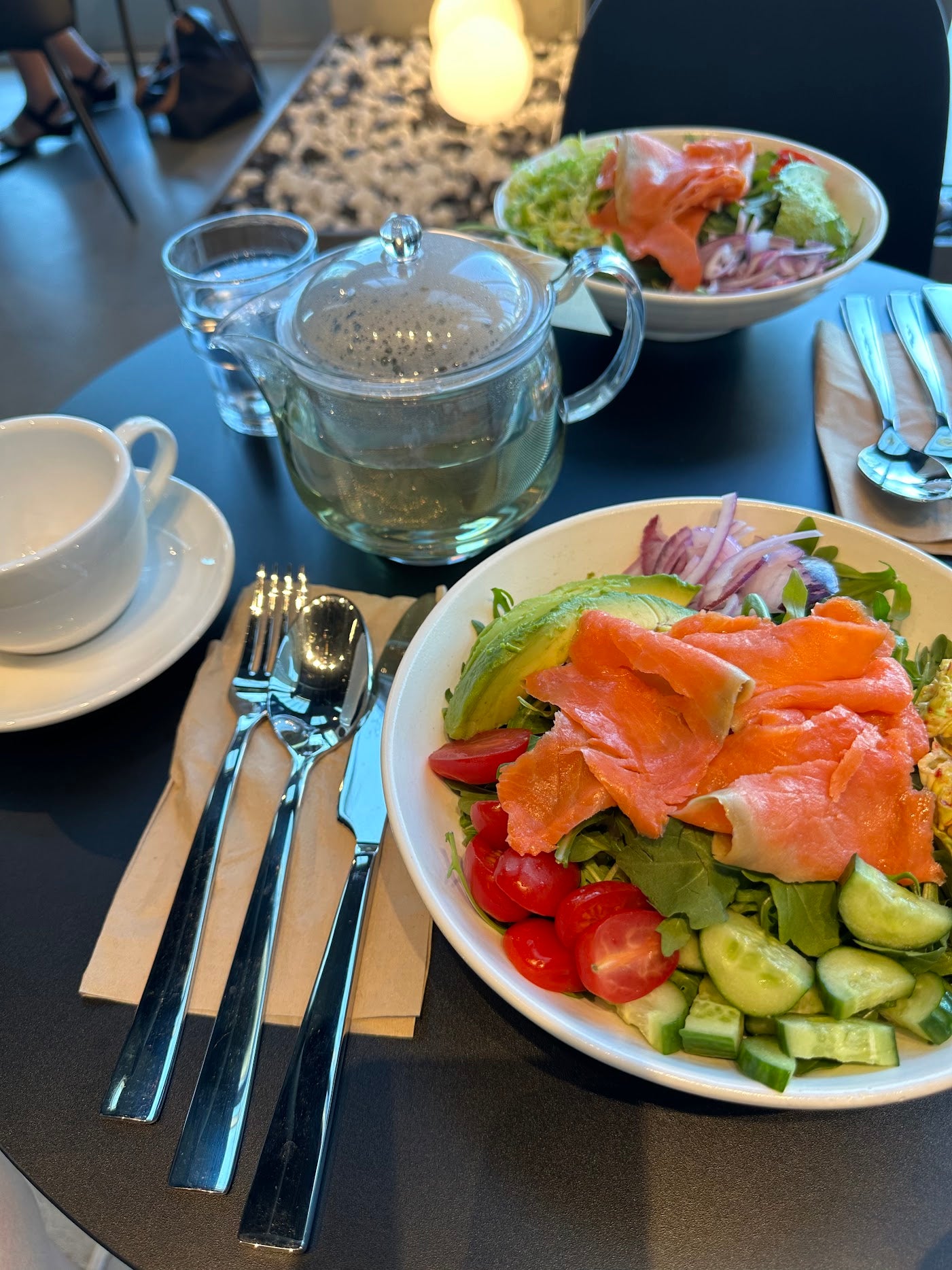 New brunch cafe near the golf course with a clean, welcoming atmosphere, friendly staff, and a variety of healthy menu options. Smoked Salmon Bowl was a highlight, and looking forward to trying other items on the menu.