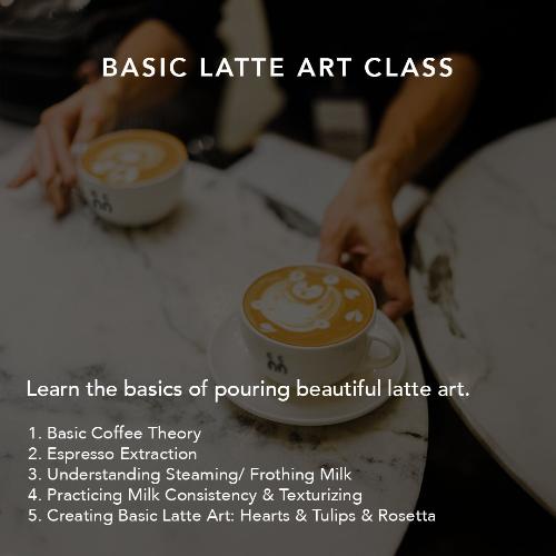 Private Basic Latte Art Class