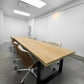 Main St. private meeting room with table seating and café setting